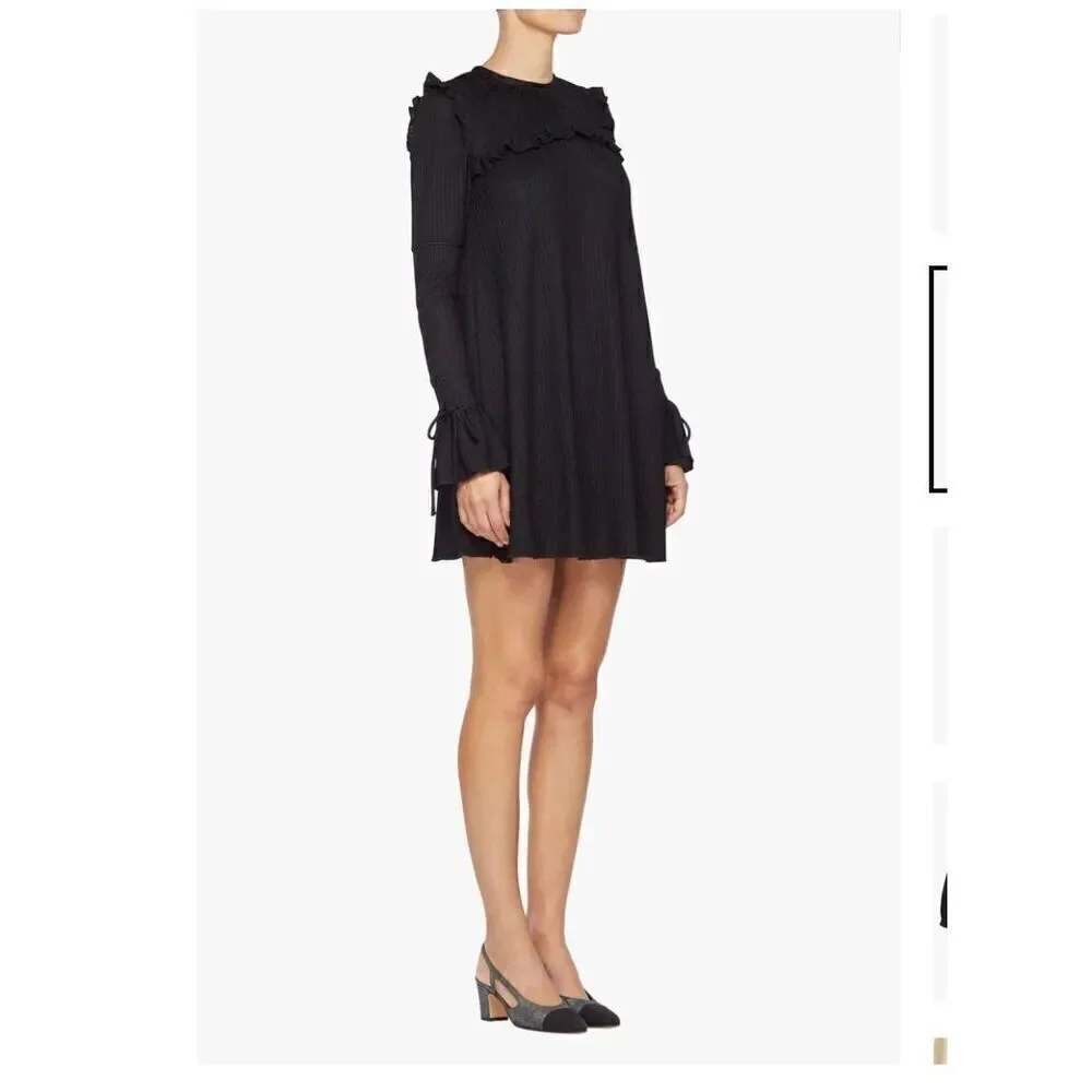 Bianca Balti Maternity Collection- The Wonderland Dress, Black and Silver Lurex,